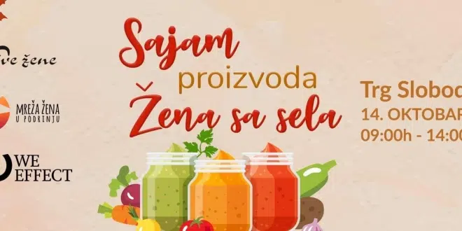 Sajam proizvoda žena sa sela sutra na Trgu Slobode u Tuzli