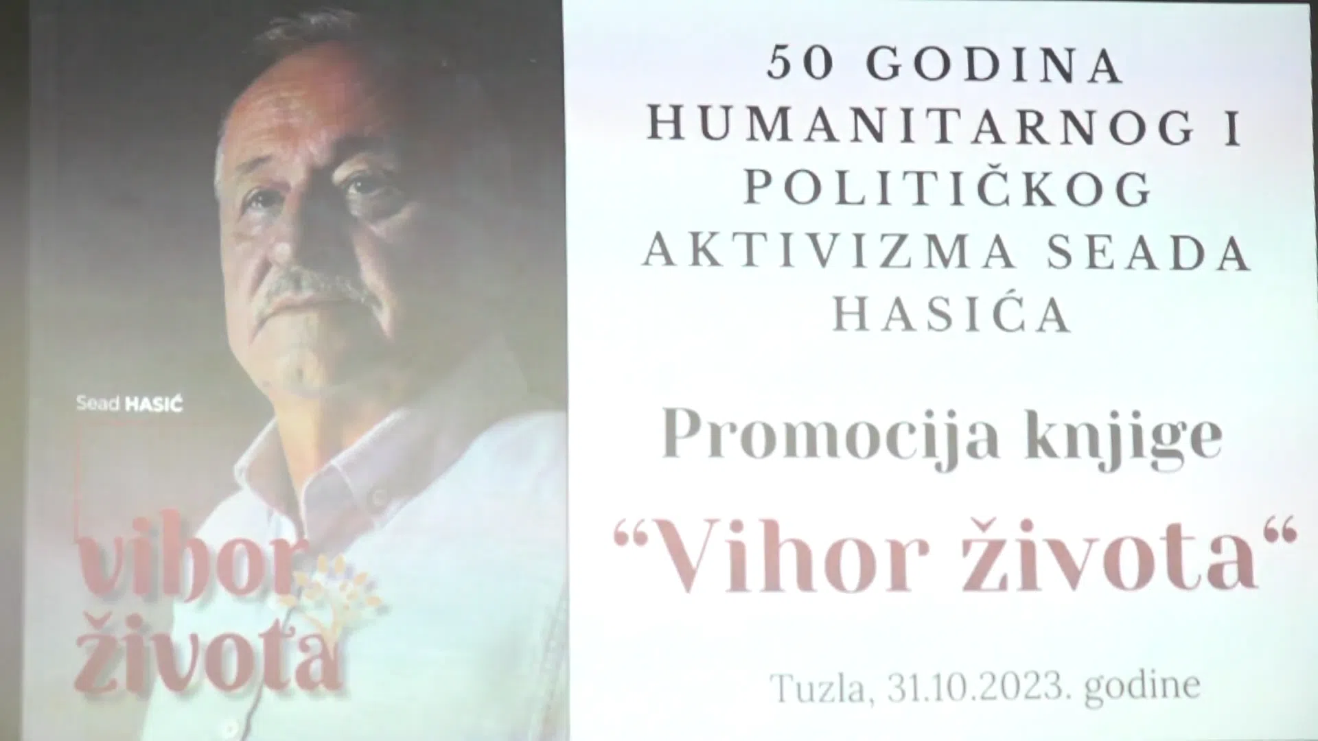 (Video) Predstavljena knjiga ˝Vihor života˝, autora Seada Hasića