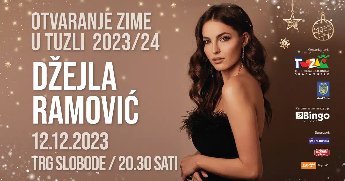 Džejla Ramović velikim koncertom otvara manifestaciju ”Zima u Tuzli”
