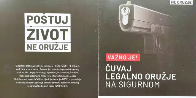 Kampanja “Poštuj život, ne oružje” sprovodi se i u Srebreniku –