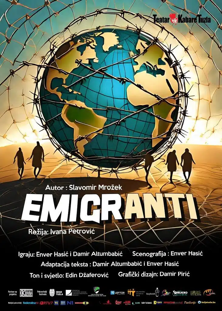 Predstava ”Emigranti” u petak u okviru 21. TKT Festa