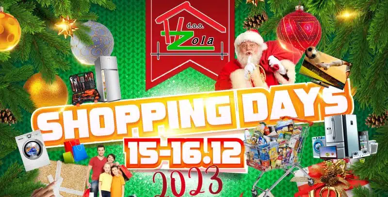 ZH-ZOLA: Uskoro Novogodišnji Šopping Days