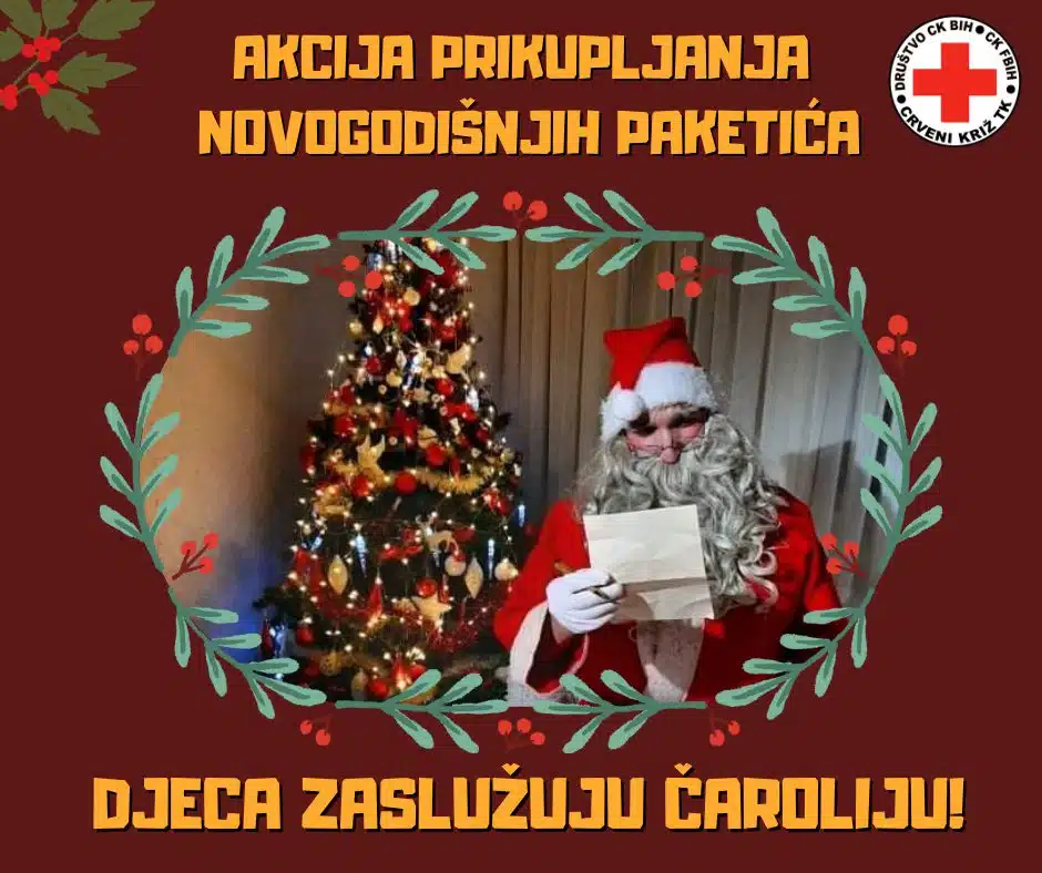 (VIDEO) Crveni križ TK započeo akciju prikupljanja slatkiša i igračaka za novogodišnje paketiće