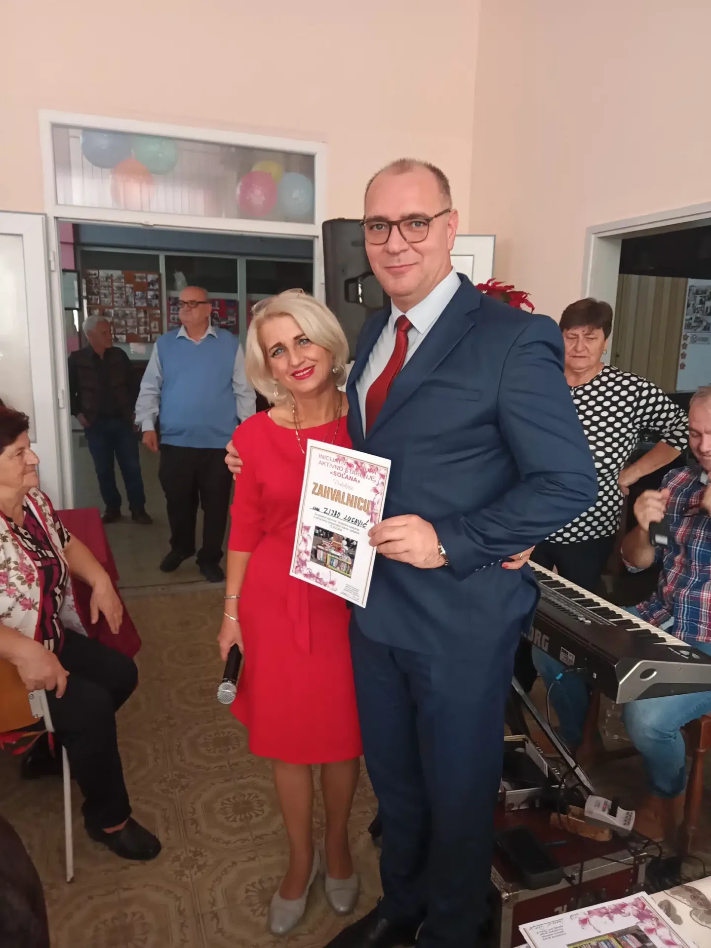 Gradonačelnik Lugavić podržao rad Inicijativne grupe za aktivno starenje MZ Solana