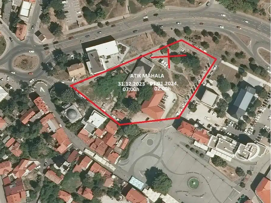 Obavjest o izmjeni režima saobraćaja za novogodišnje praznike