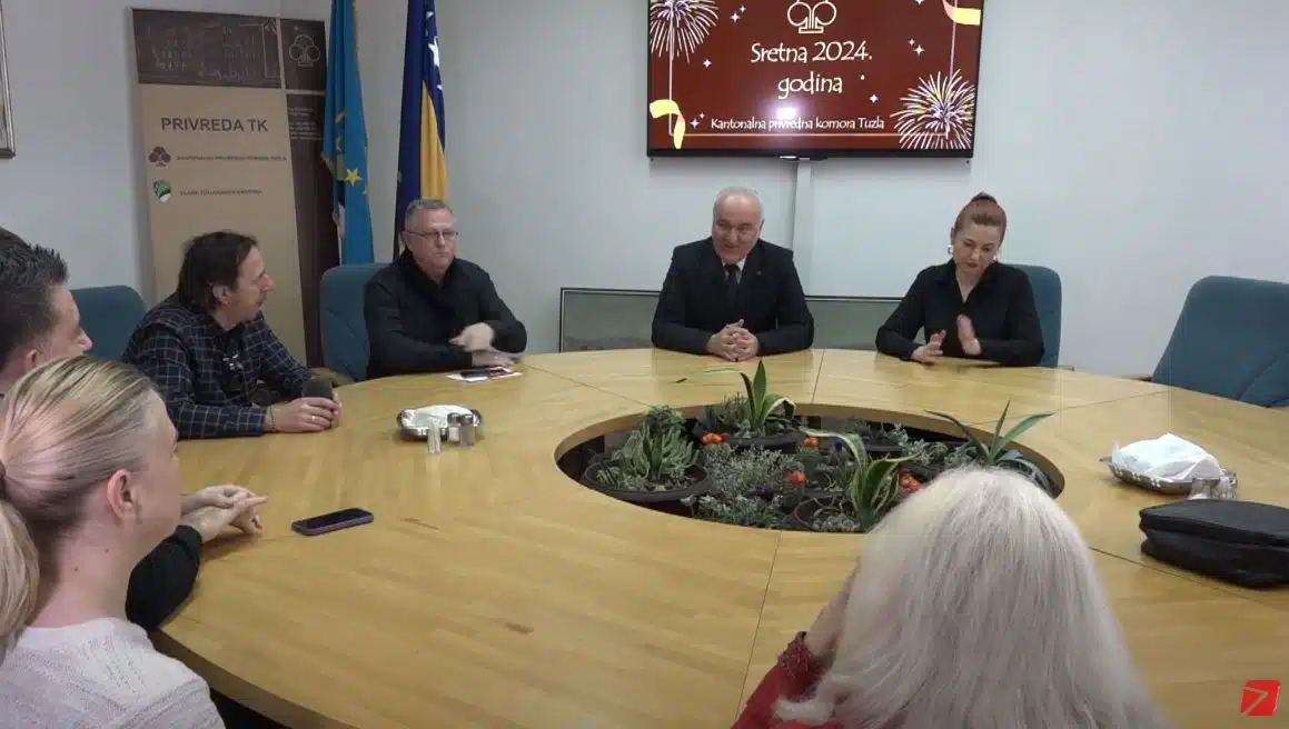 (VIDEO) Novogodišnji prijem u Kantonalnoj privrednoj komori Tuzla