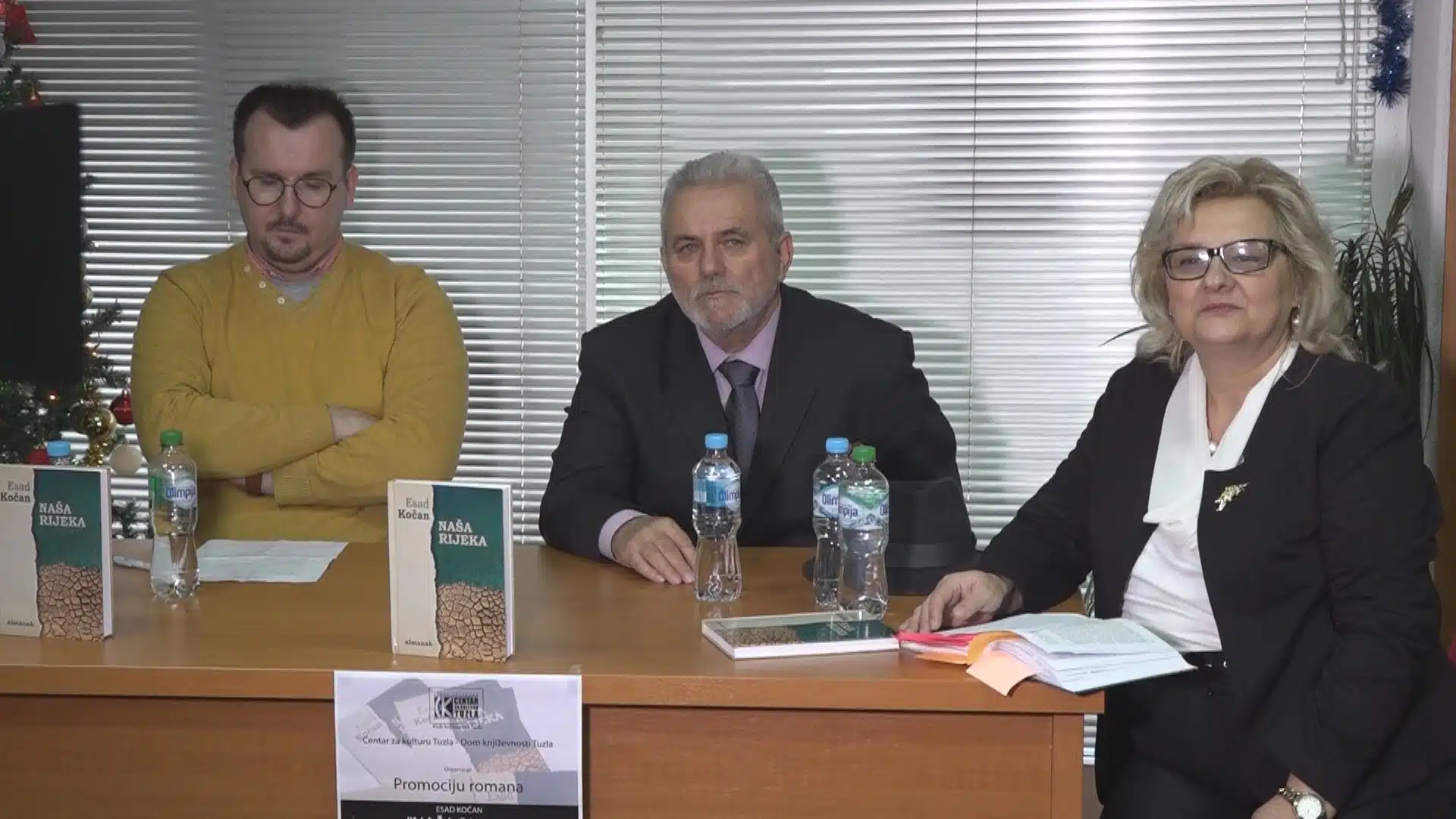 (Video) Promovisan roman “Naša rijeka”, autora Esada Kočana