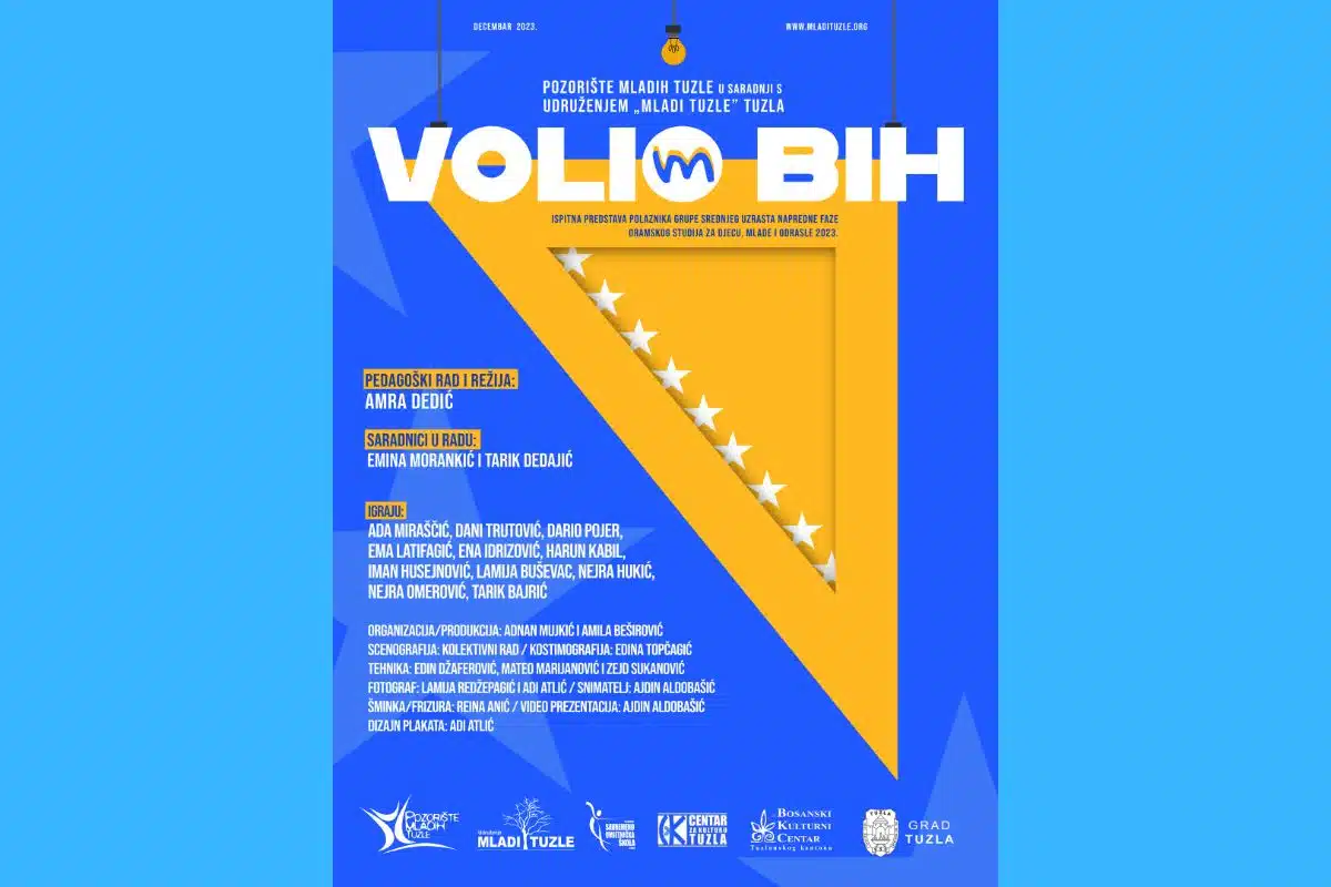 Premijera predstave „VOLIM BiH“ tuzlanskog Pozorišta Mladih