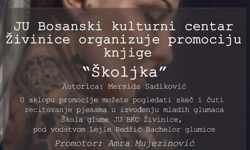 BKC:U petak promocija knjige”Školjka”