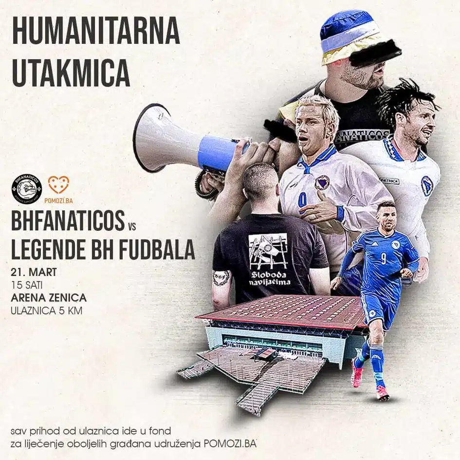 Legende BH fudbala igraju za humanost