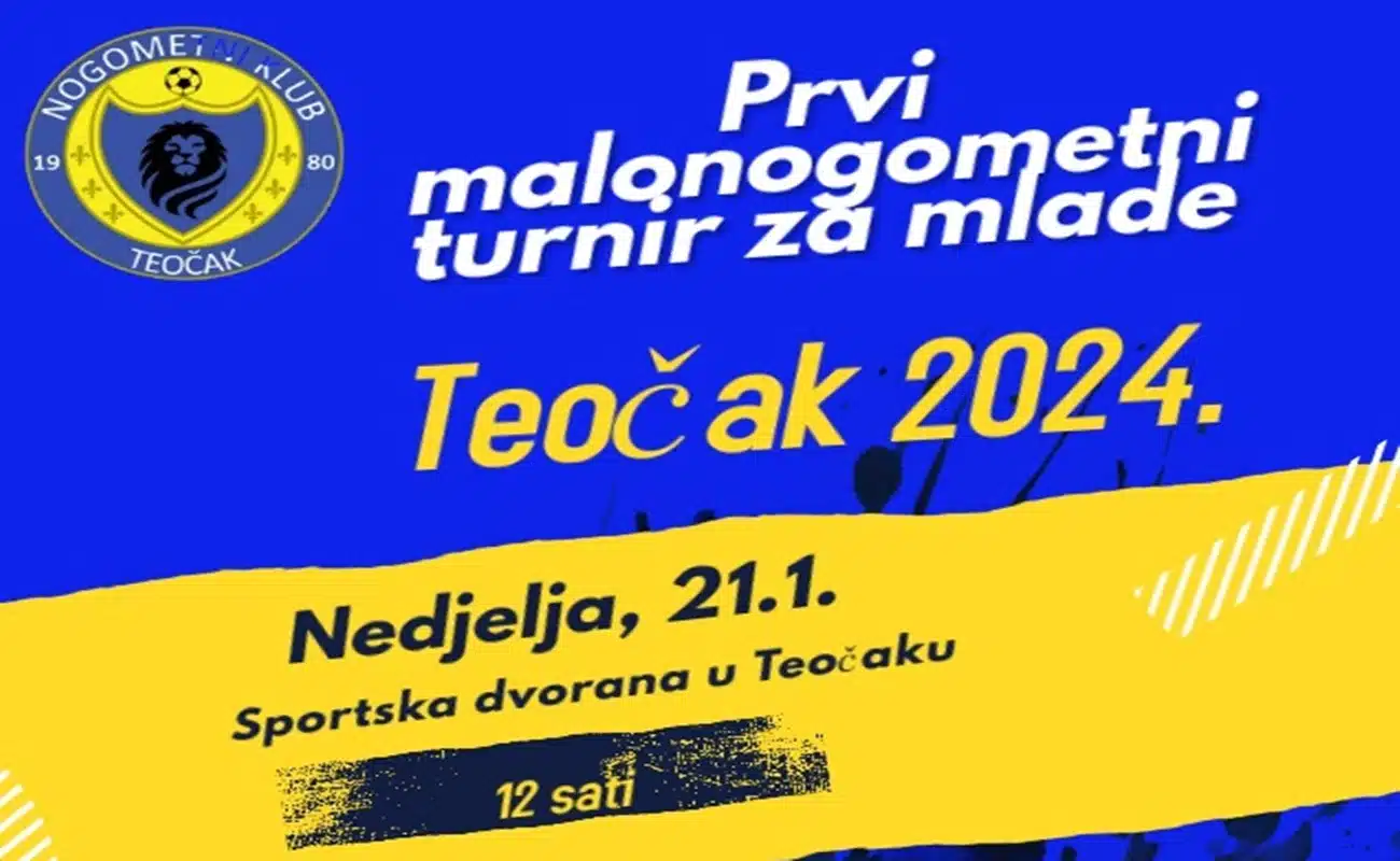 U nedjelju u Teočaku malonogometni turnir za mlade