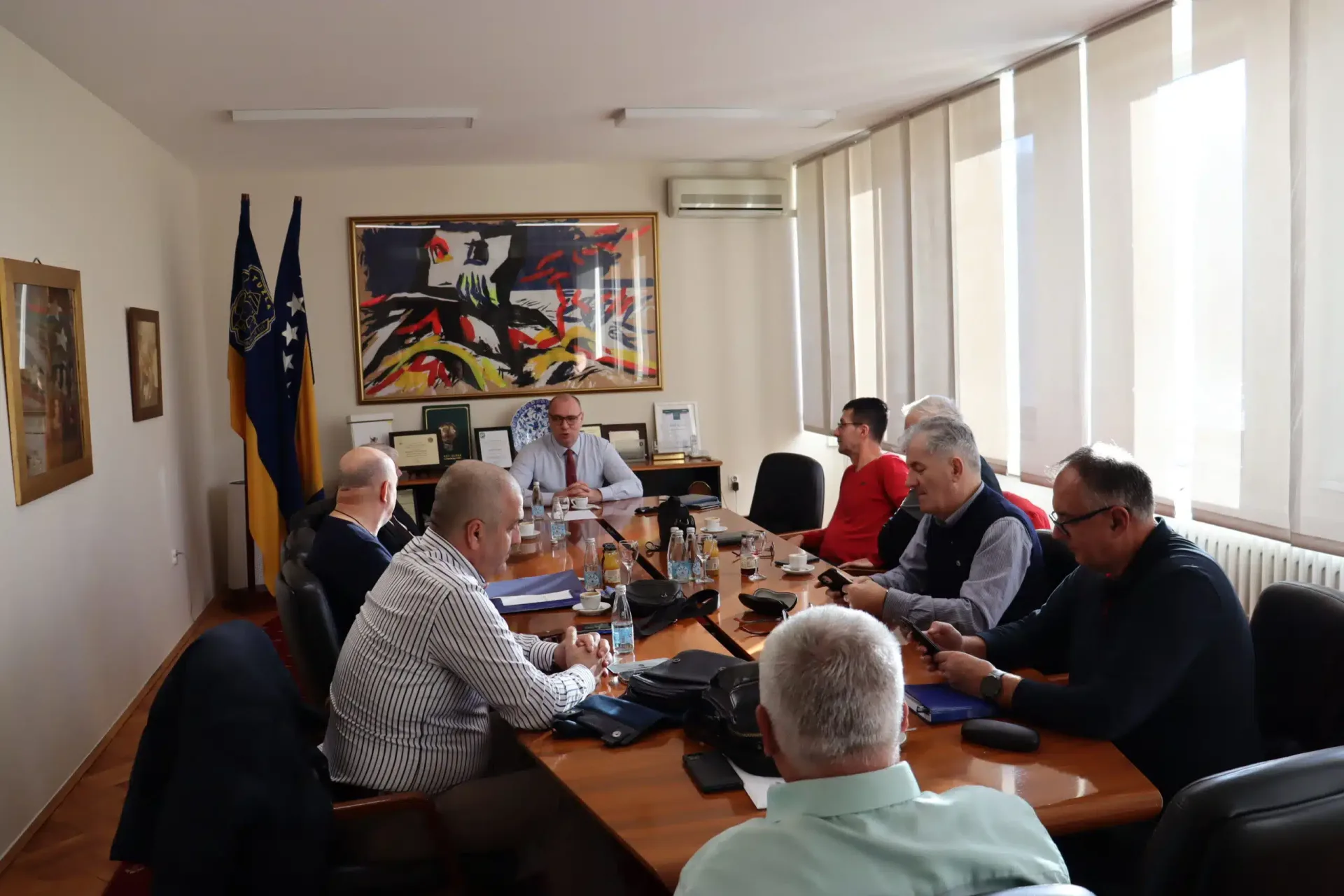 Gradonačelnik Lugavić sastao se sa predstavnicima policije – SJB Tuzla (1992.-1995.)
