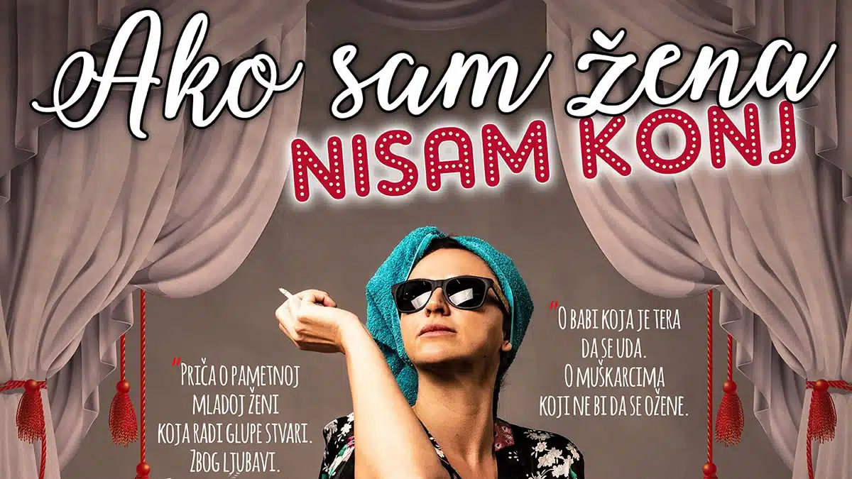 Monodrama “Ako sam žena, nisam konj” u Srebreniku 5. februara
