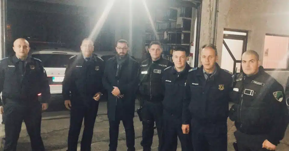 Gradonačelnik Srebrenika u novogodišnjoj noći posjetio dežurne službe