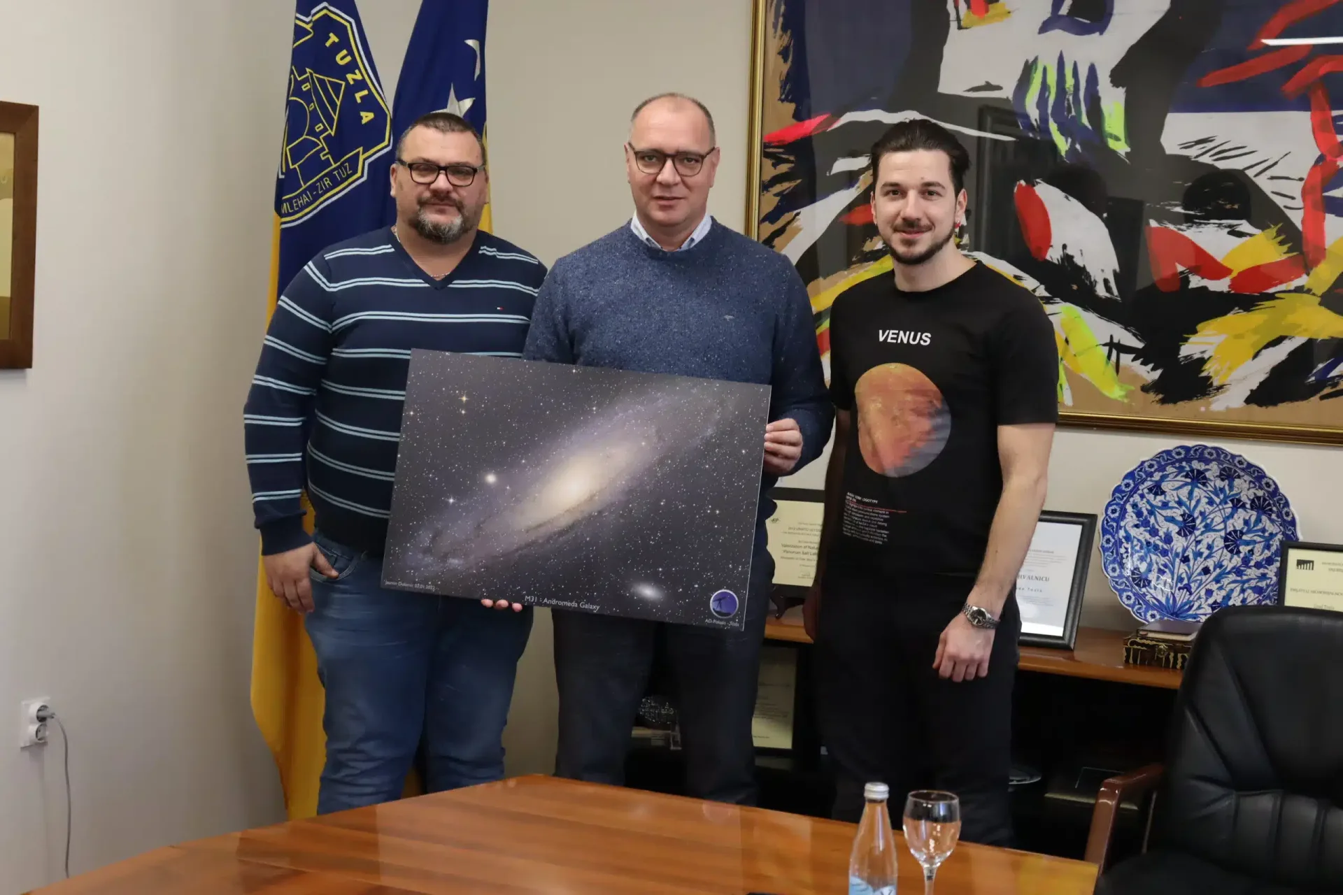Gradonačelnik Lugavić sastao se s predstavnicima Astronomskog društva Polaris