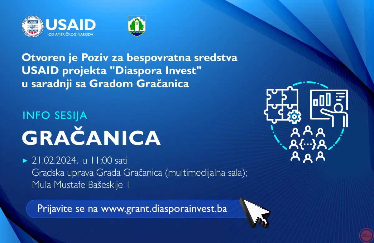 Info sesija o zajedničkom fondu Grada i USAID projekta “Diaspora Invest” –