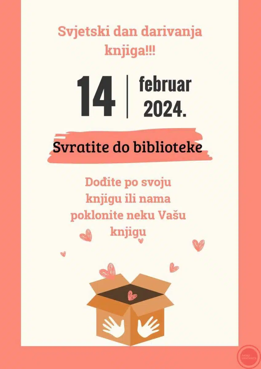 14.02.Međunarodni dan darivanja knjige –