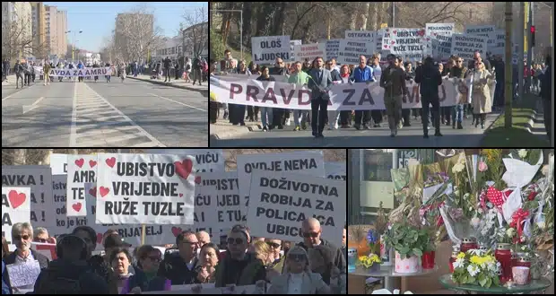 Mirna protestna šetnja za ubijenu Amru Kahrimanović