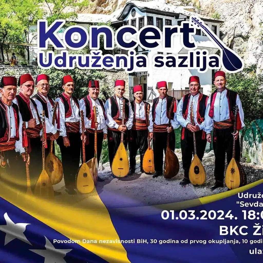 Muzika: Koncert Udruženja sazlija”Sevdah”