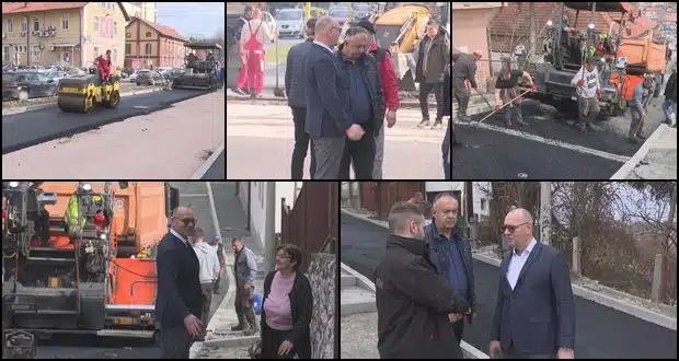 (VIDEO) Asfaltirana druga strana kružnog toka “Crveni 7”, pri kraju radovi u Strmoj ulici