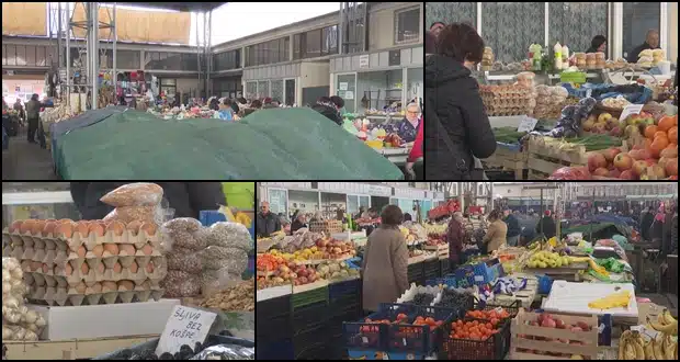 (Video) Ovog petka slabija posjeta na velikoj pijaci u Tuzli