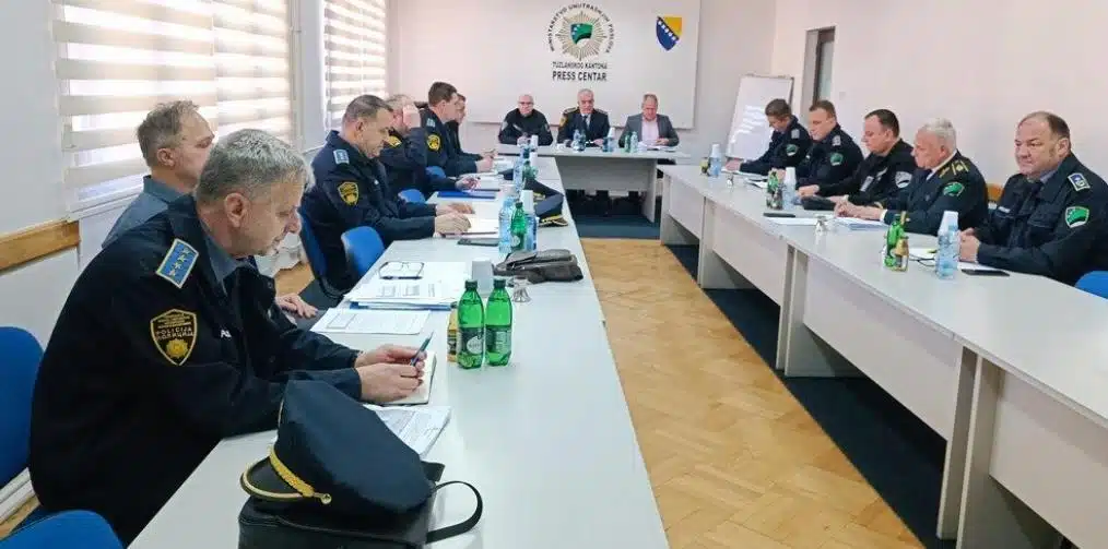 Uprava policije MUP-a TK: Razmatrana analiza stanja sigurnosti na području TK