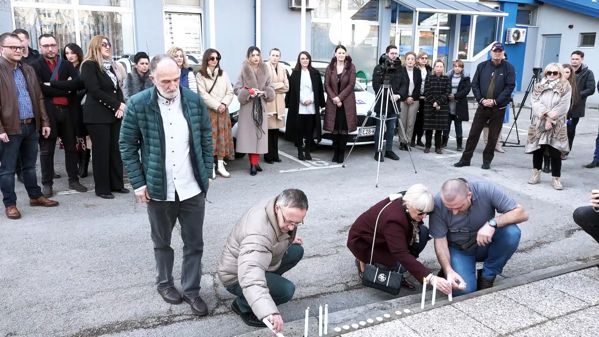 (Video) Novinari sa područja TK paljenjem svijeća odali počast ubijenim kolegama u Gazi