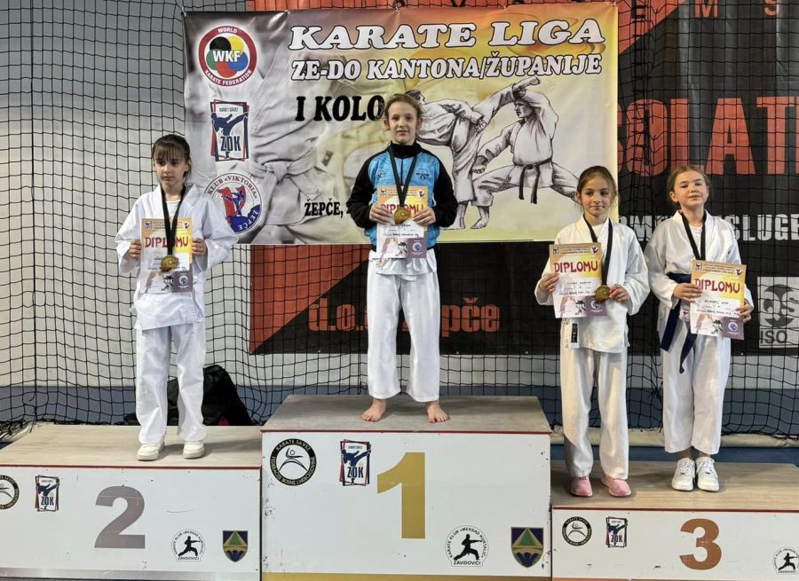 Karate:Seikenu 5.mjesto Lige ZE-DO kantona