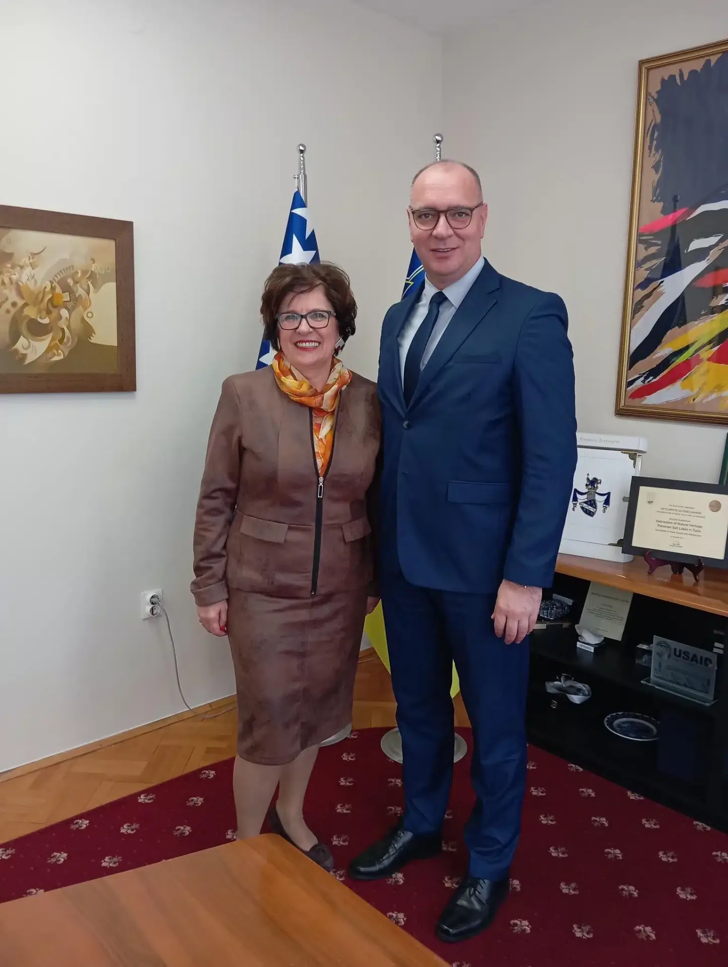 Predsjedavajuća Predstavničkog doma Parlamenta FBiH i gradonačelnik Tuzle razgovarali o saradnji i projektima u oblasti kulture