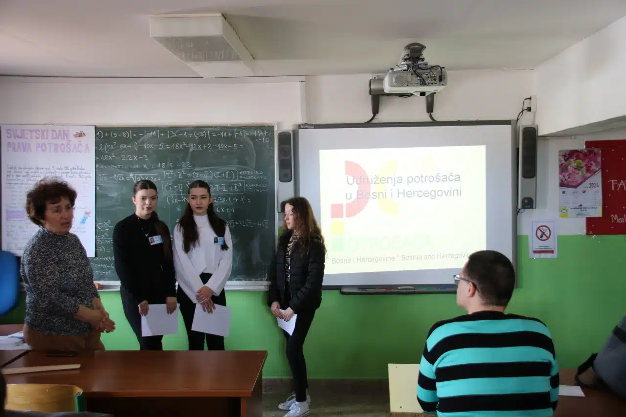Međunarodni dan potrošača: Održana prezentacija i predavanje učenicima MSŠ Teočak (AUDIO+FOTO)