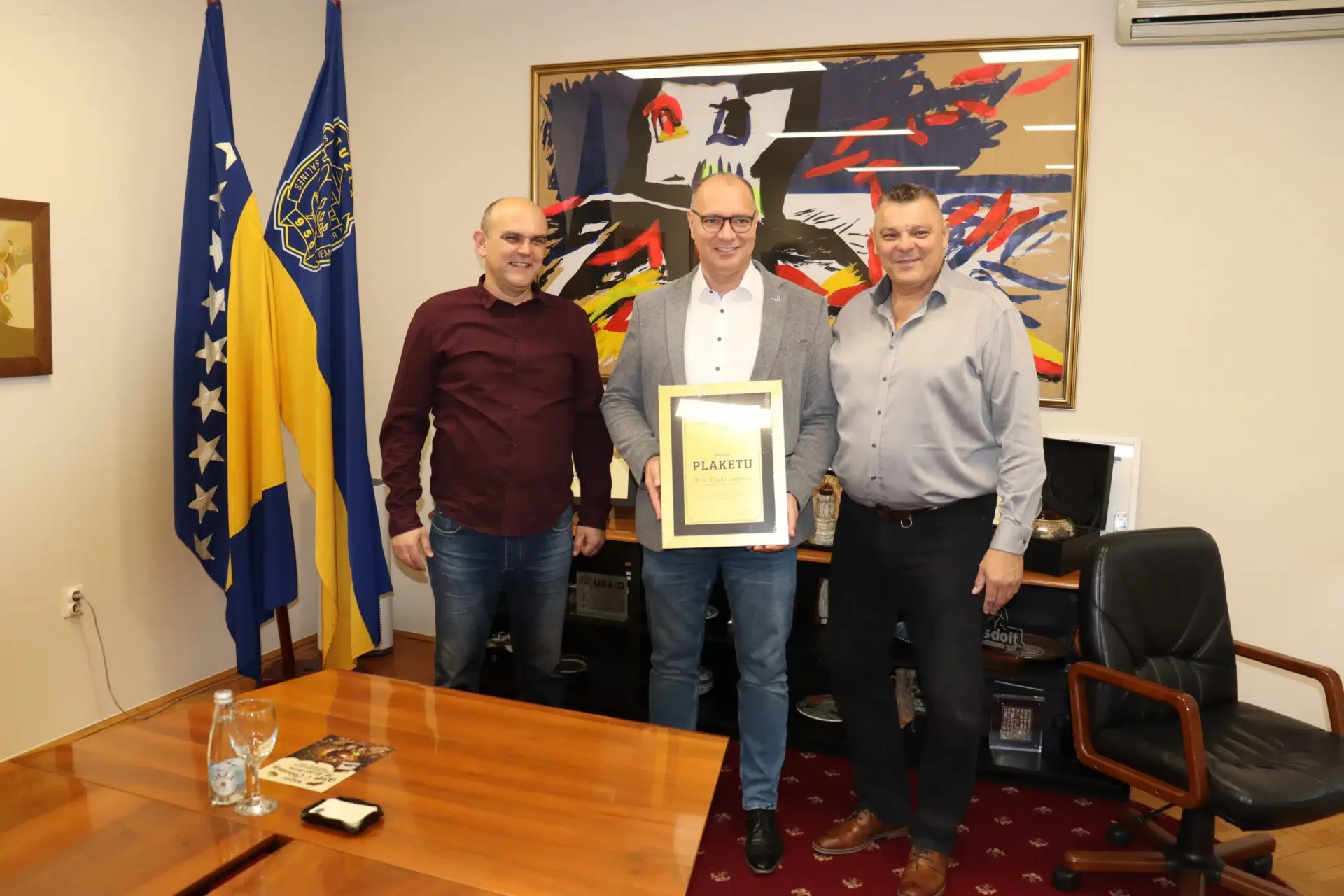 Gradonačelnik Tuzle razgovarao sa predstavnicima UG “Radničke sportske igre”