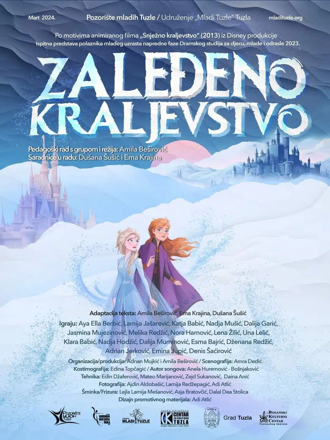 Premijera predstave „Zaleđeno kraljevstvo“ u Pozorištu mladih Tuzla