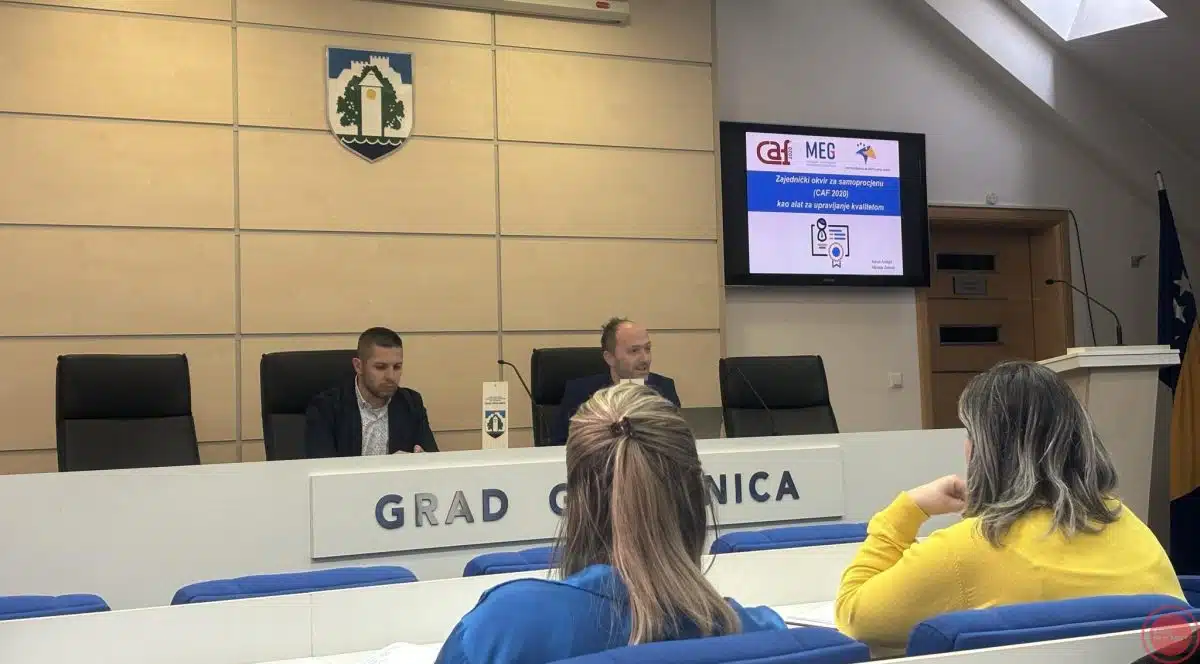 Održan prvi sastanak za implementaciju CAF modela upravljanja kvalitetom u Gradu –