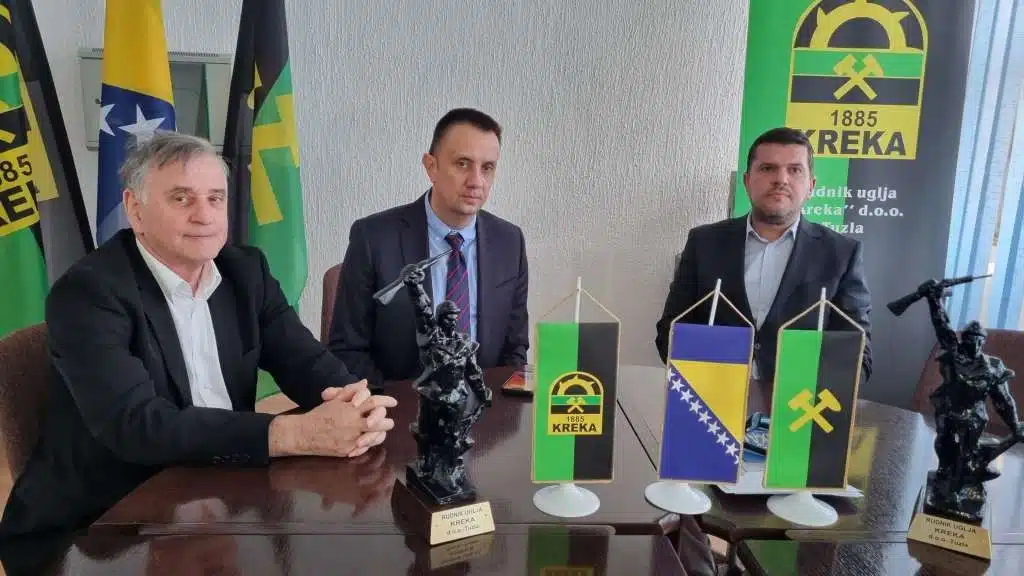 Ministar Lakić posjetio Rudnik uglja Kreka