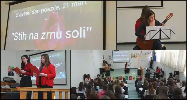 (VIDEO) Gimnazija “Ismet Mujezinović” obilježila Svjetski dan poezije