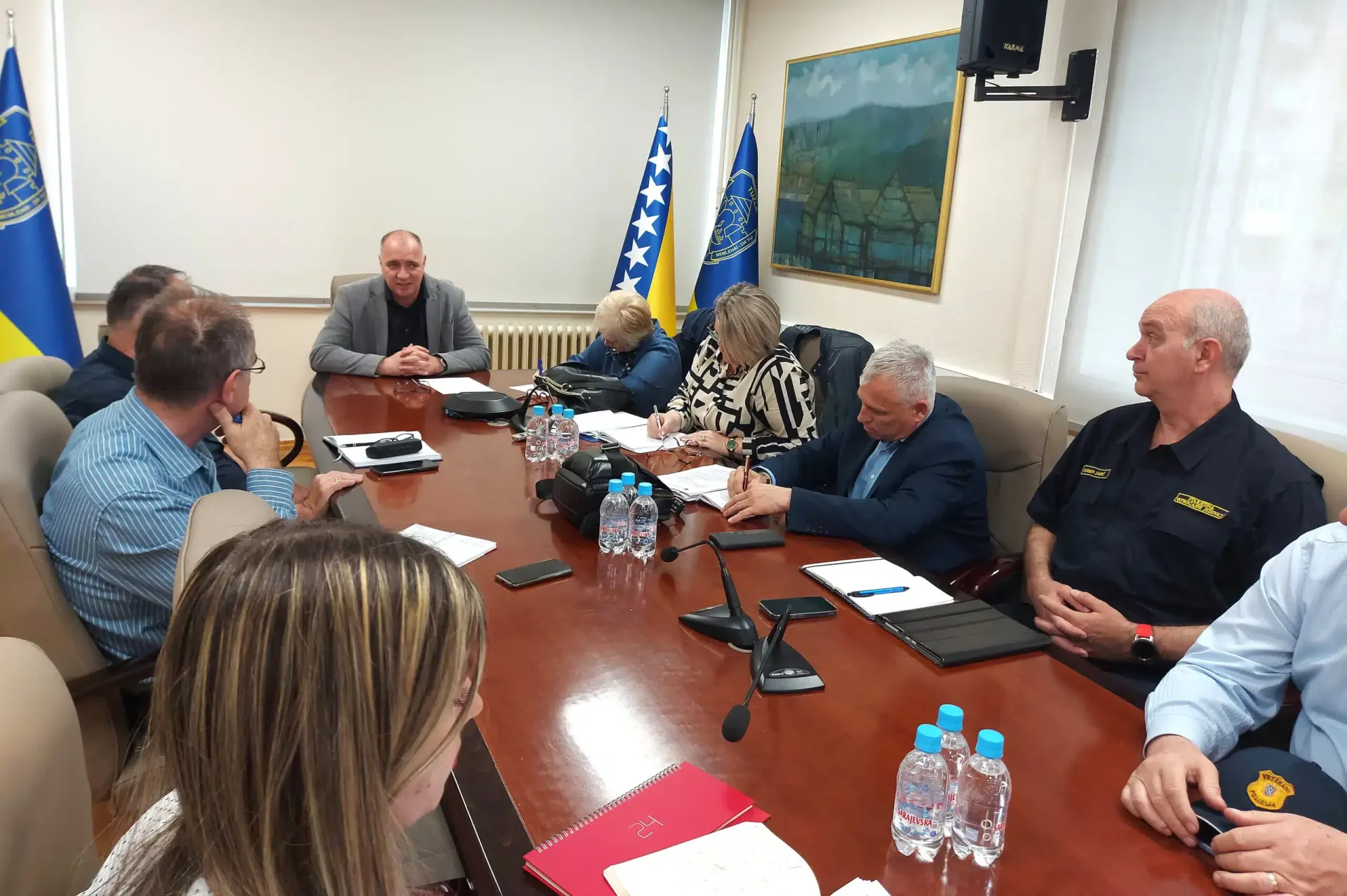 Učestali požari u istočnom dijelu grada Tuzle – održana vanredna sjednica Gradskog štaba civilne zaštite