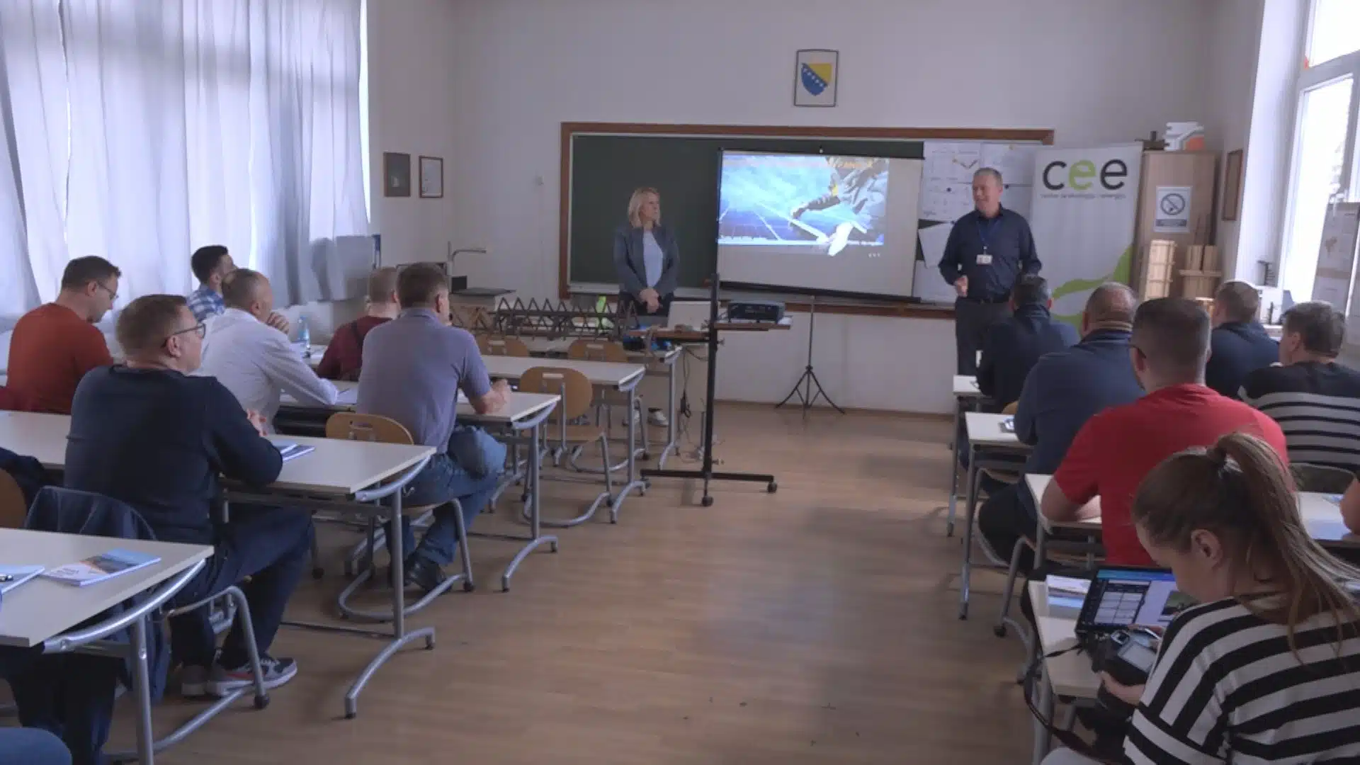 (Video) CEE: Počela obuka odraslih o instaliranju fotonaponskih sistema
