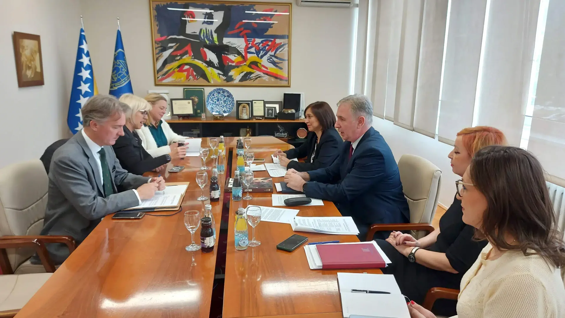 U Gradskoj upravi upriličen prijem za ambasadora Velike Britanije NJ.E. Julian Reilly