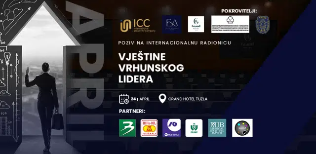 Poziv za učešće na radionici “Vještine vrhunskog lidera”