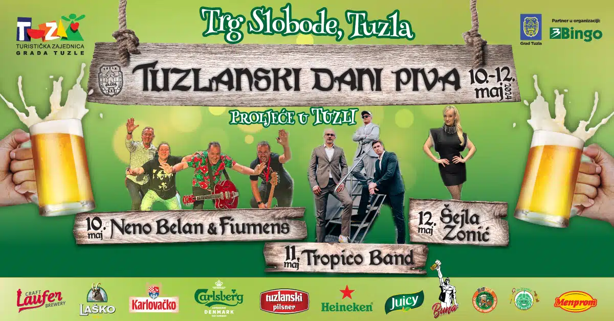 Danas počinju Tuzlanski dani piva 2024.