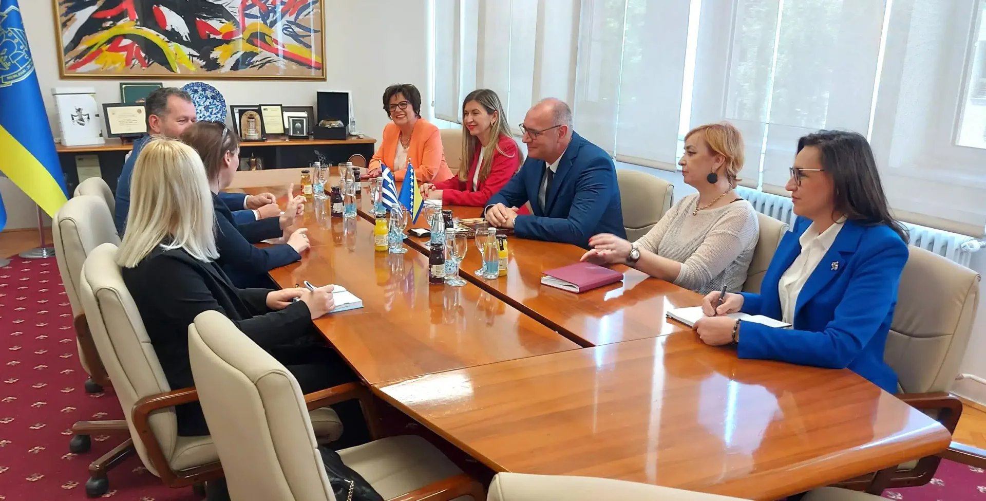 Ambasadorica Grčke u BiH, NJ.E. Ijoana Eftimiadu sastala se sa gradonačelnikom Tuzle, dr. sc. Zijadom Lugavićem