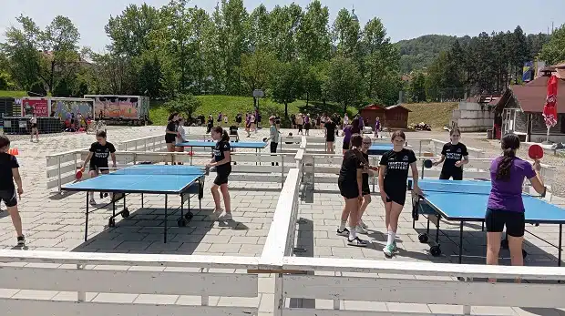 Sportski dan za djevojčice na Panonskim jezerima.