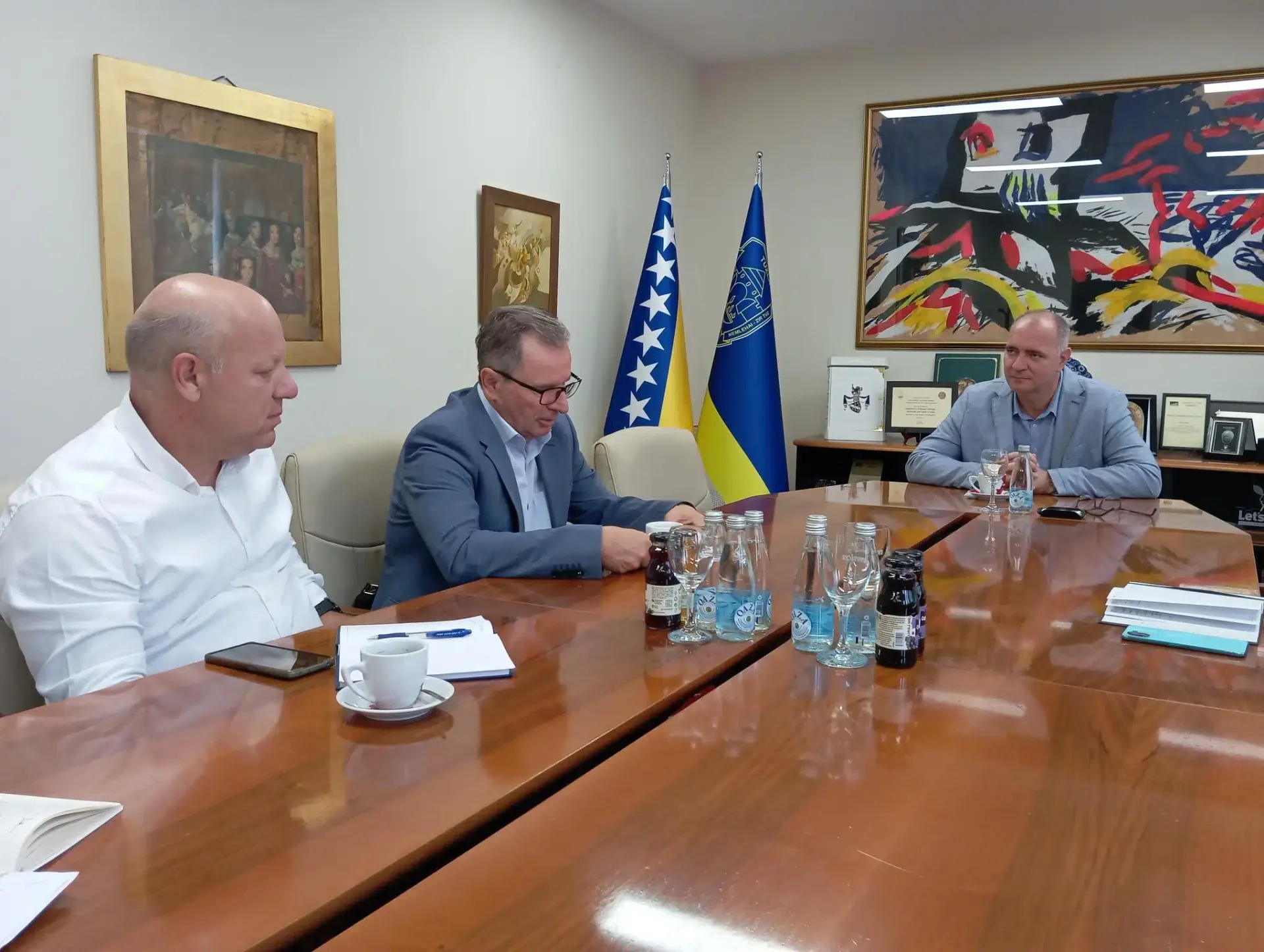 Gradonačelnik Tuzle sastao se sa predsjednikom Organizacionog odbora za obilježavanje 29. godišnjice genocida u Srebrenici
