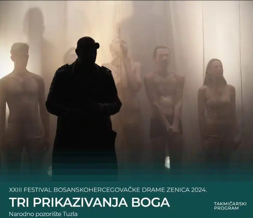 Narodno pozorište Tuzla trijumfovalo na XXIII festivalu bh drame sa predstavom “Tri prikazivanja Boga” osvojivši tri nagrade