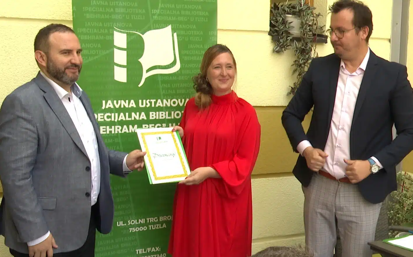 (Video) Pobjednica proznog konkursa u Specijalnoj biblioteci “Behram-beg” je Senada Užičanin