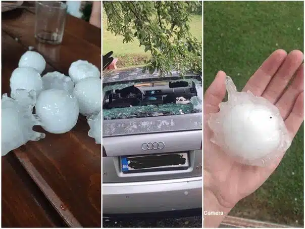 Nakon vrućina, kiša i grad u Tuzli, Doboju, Zvorniku