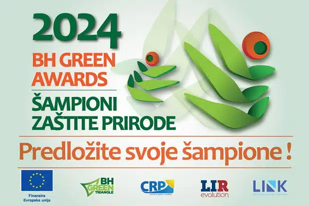 Dobitnici nagrada „Šampioni zaštite prirode, BH Green Awards 2024﻿”