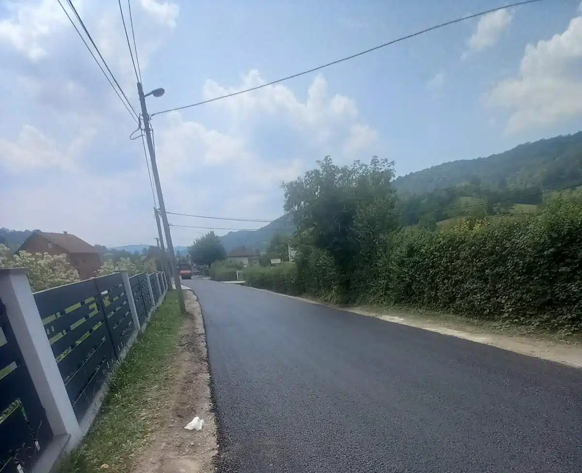 Završeno asfaltiranje puta u MZ Grabovica