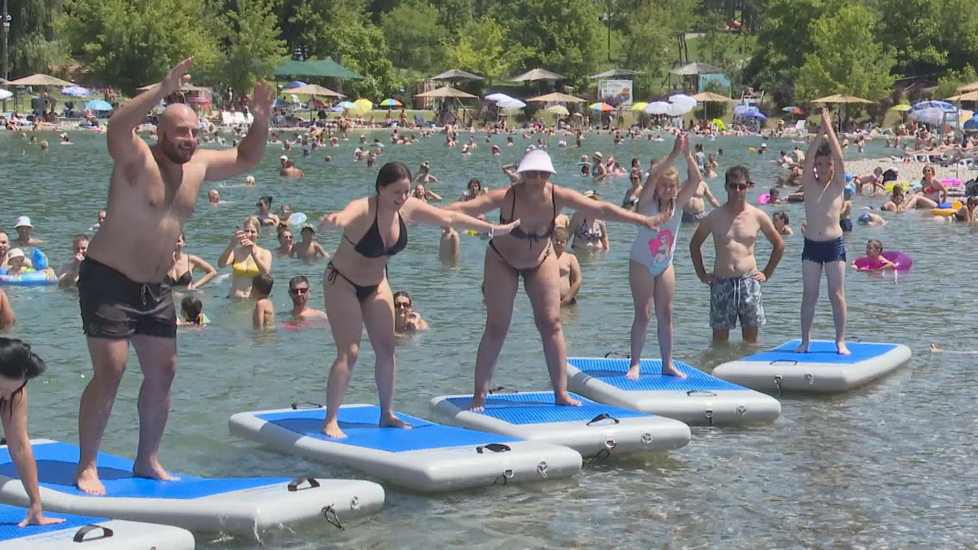 (Video) Na Pannonici prezentovan  Aqua Board Fitness