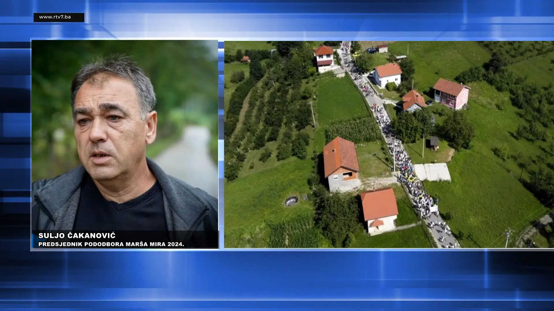 (Video) Više od 6 000 ljudi maršira ka Potočarima odati počast žrtvama genocida